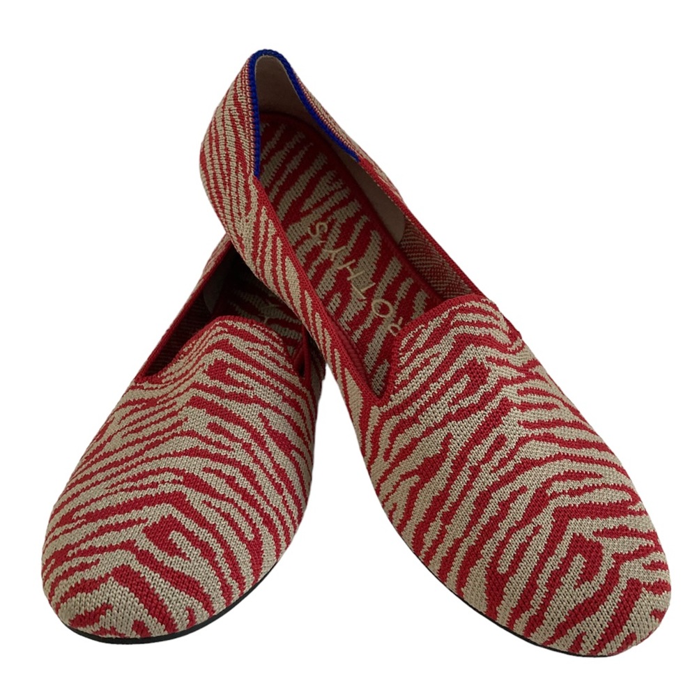 RARE Rothy’s Loafer Red Zebra Flats | Retired Color